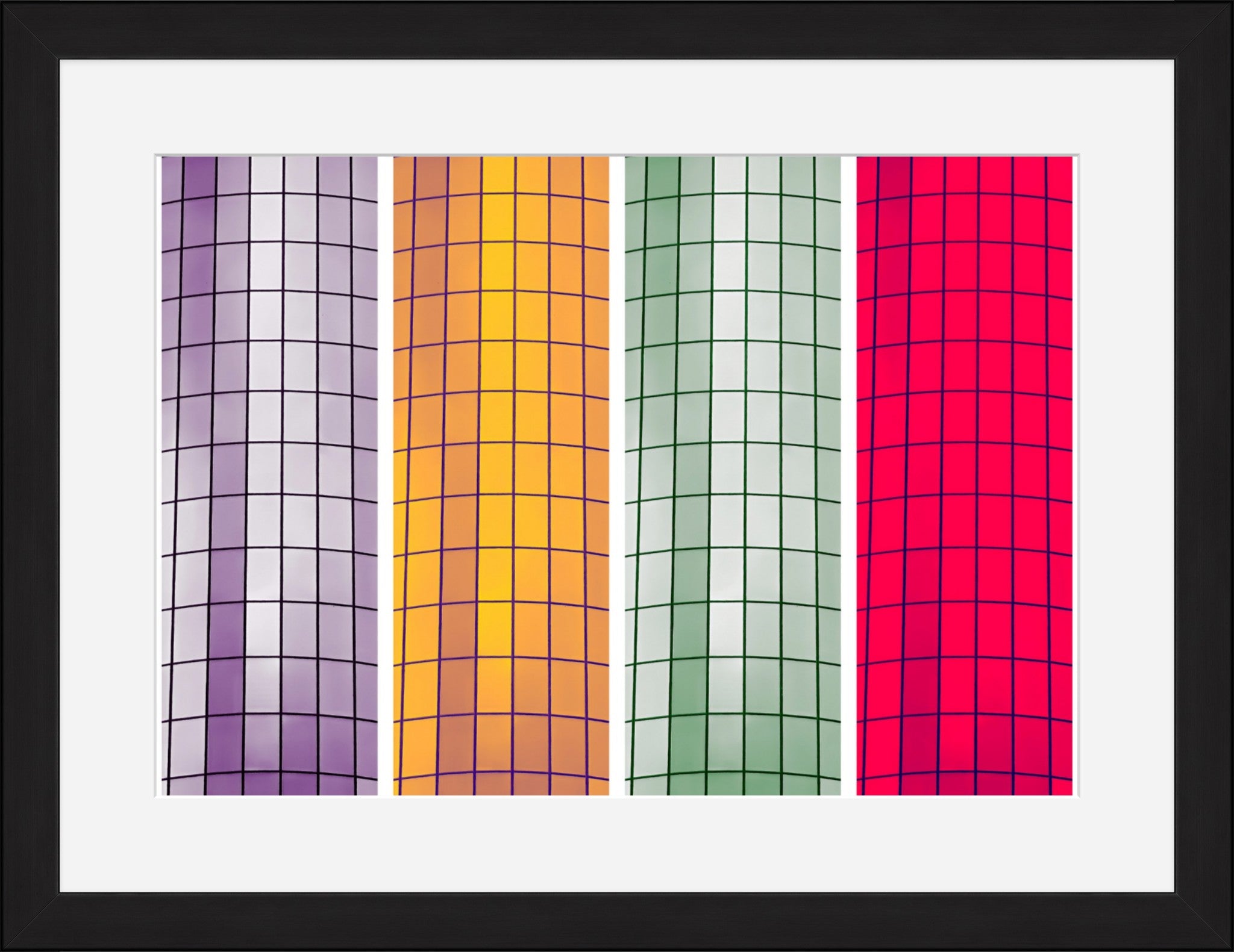 Candy- Abstract Architecture Photography Framed Print | Modern Fine Art | by Kevin Quinn