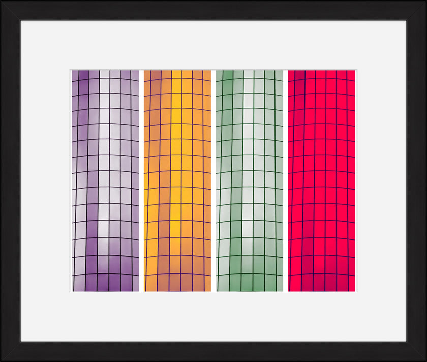 Candy- Abstract Architecture Photography Framed Print | Modern Fine Art | by Kevin Quinn