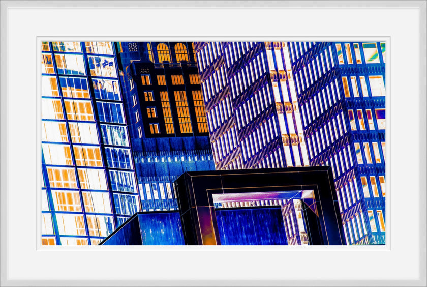 Sunset Kiss- Abstract Architecture Photography Framed Print | Modern Fine Art | by Kevin Quinn