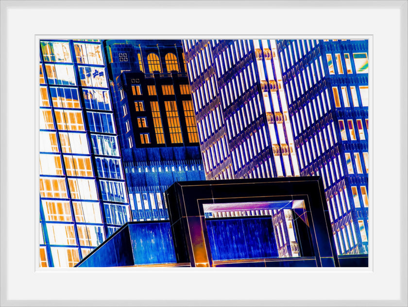 Sunset Kiss- Abstract Architecture Photography Framed Print | Modern Fine Art | by Kevin Quinn