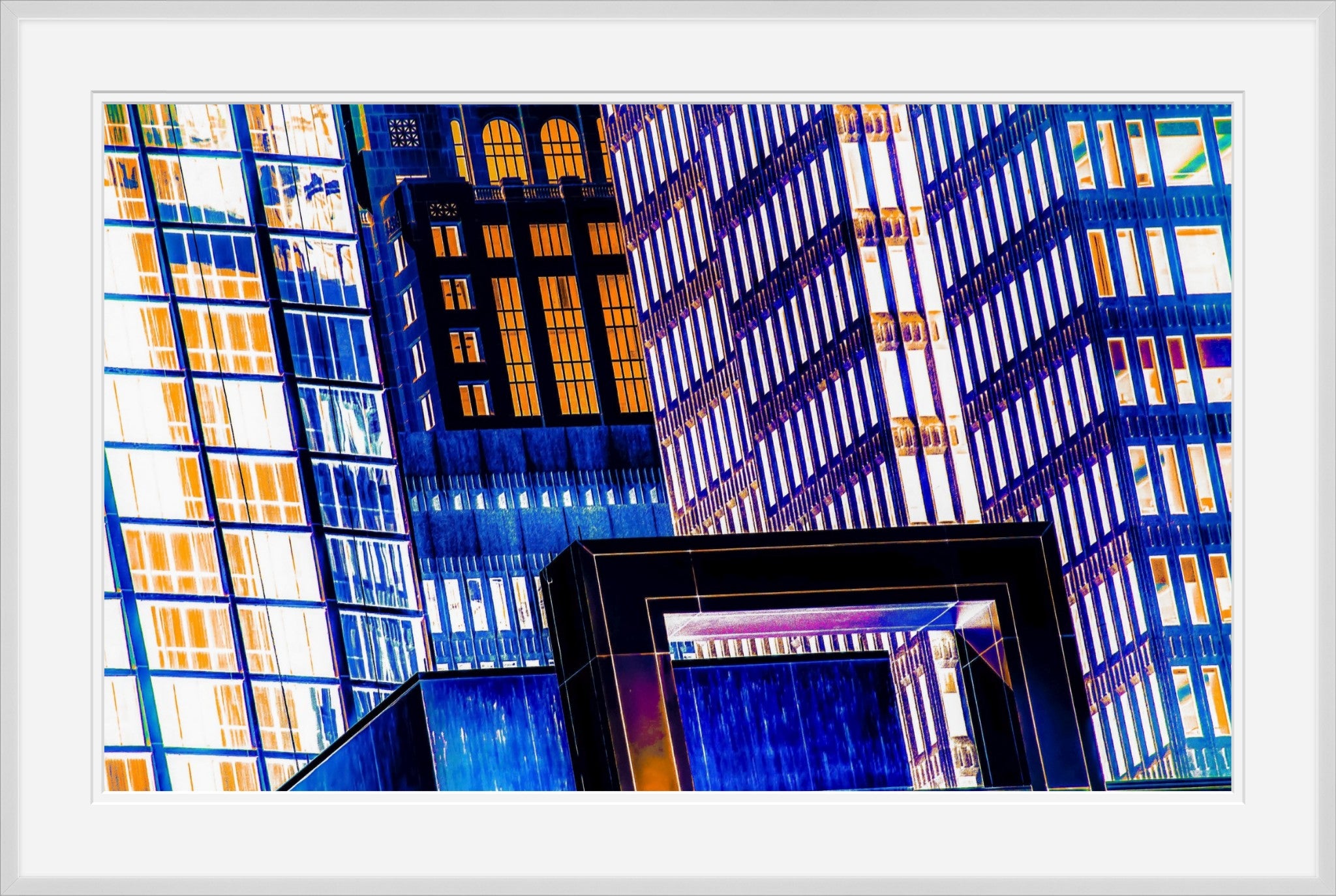 Sunset Kiss- Abstract Architecture Photography Framed Print | Modern Fine Art | by Kevin Quinn
