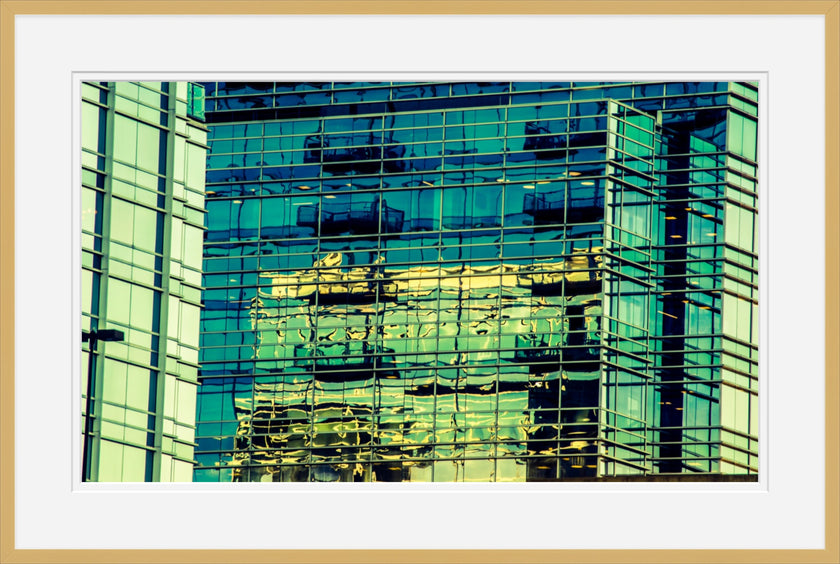Watercoloring With You- Abstract Architecture Photography Framed Print | Modern Fine Art | by Kevin Quinn