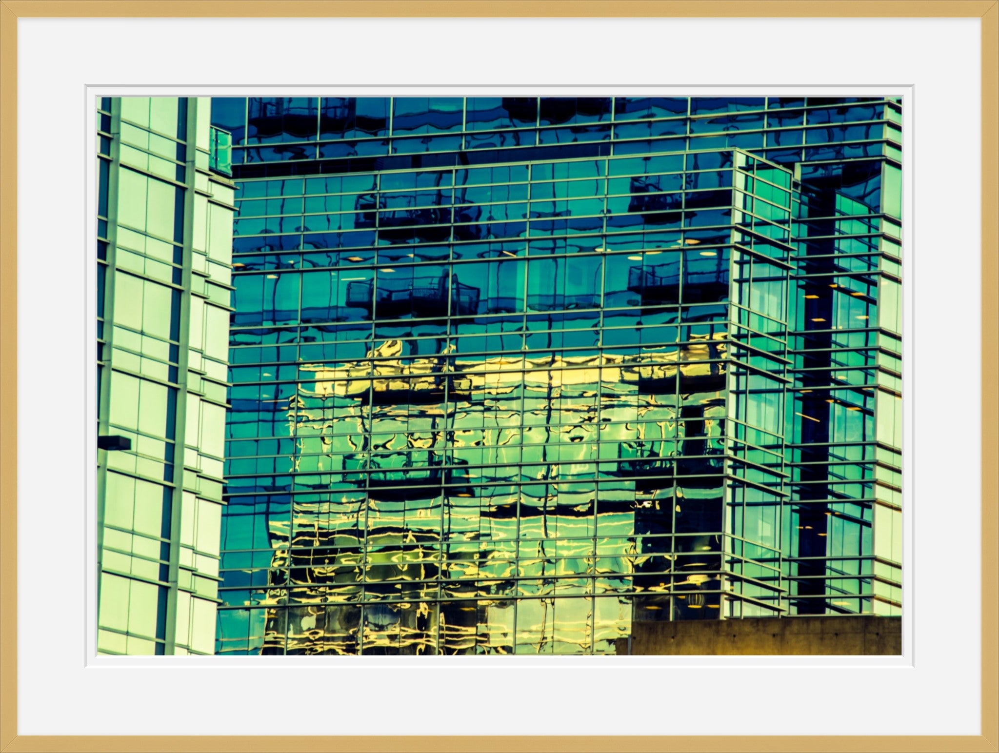 Watercoloring With You- Abstract Architecture Photography Framed Print | Modern Fine Art | by Kevin Quinn