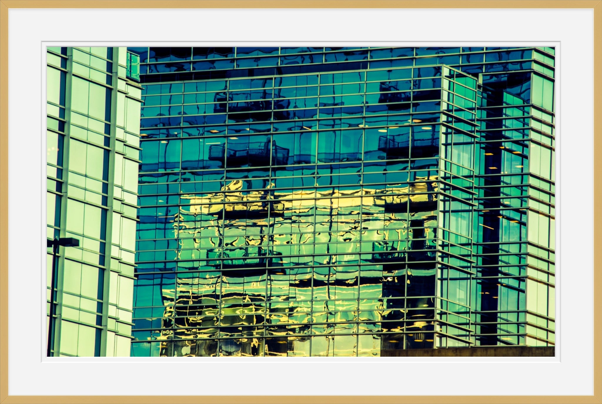 Watercoloring With You- Abstract Architecture Photography Framed Print | Modern Fine Art | by Kevin Quinn