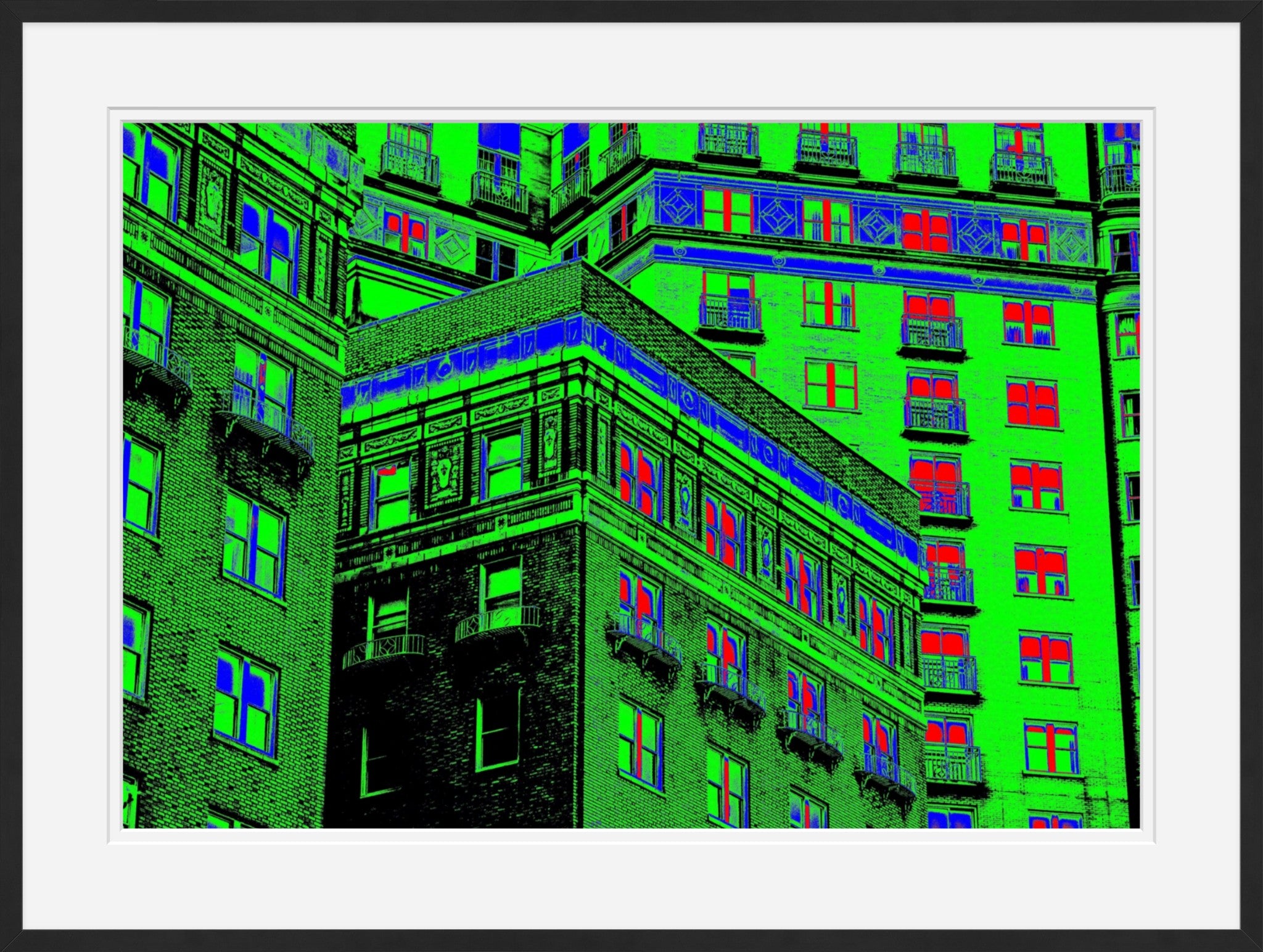 Electric Avenue- Abstract Architecture Photography Framed Print | Modern Fine Art | by Kevin Quinn