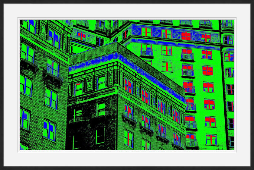 Electric Avenue- Abstract Architecture Photography Framed Print | Modern Fine Art | by Kevin Quinn