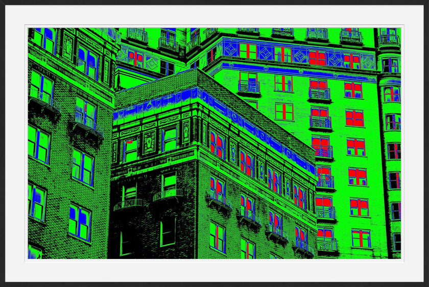 Electric Avenue- Abstract Architecture Photography Framed Print | Modern Fine Art | by Kevin Quinn