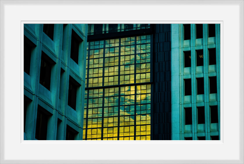Walking With Van Gogh- Abstract Architecture Photography Framed Print | Modern Fine Art | by Kevin Quinn