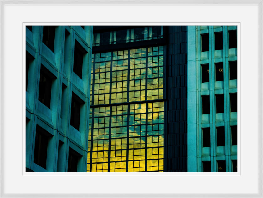 Walking With Van Gogh- Abstract Architecture Photography Framed Print | Modern Fine Art | by Kevin Quinn