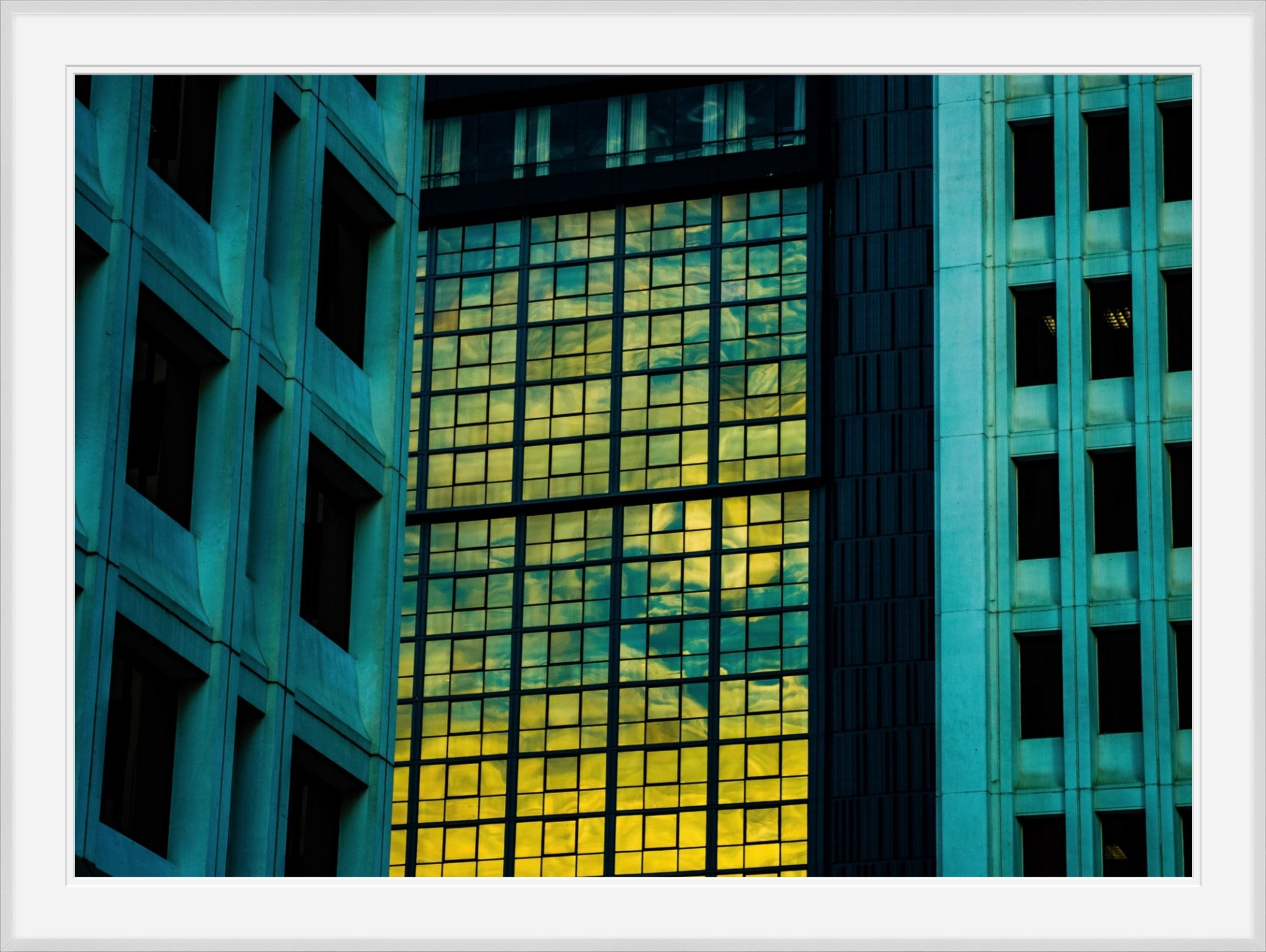 Walking With Van Gogh- Abstract Architecture Photography Framed Print | Modern Fine Art | by Kevin Quinn