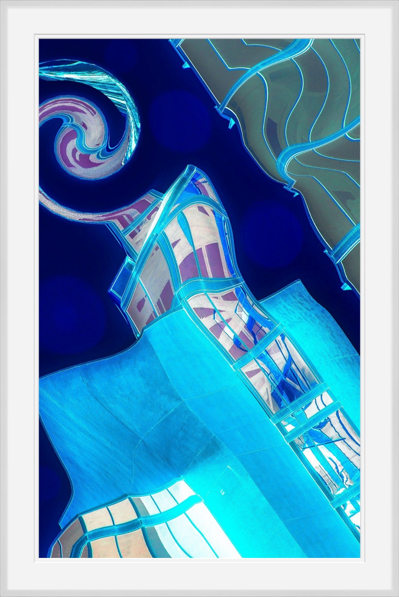 Tiny Dancer- Abstract Architecture Photography Framed Print | Modern Fine Art | by Kevin Quinn