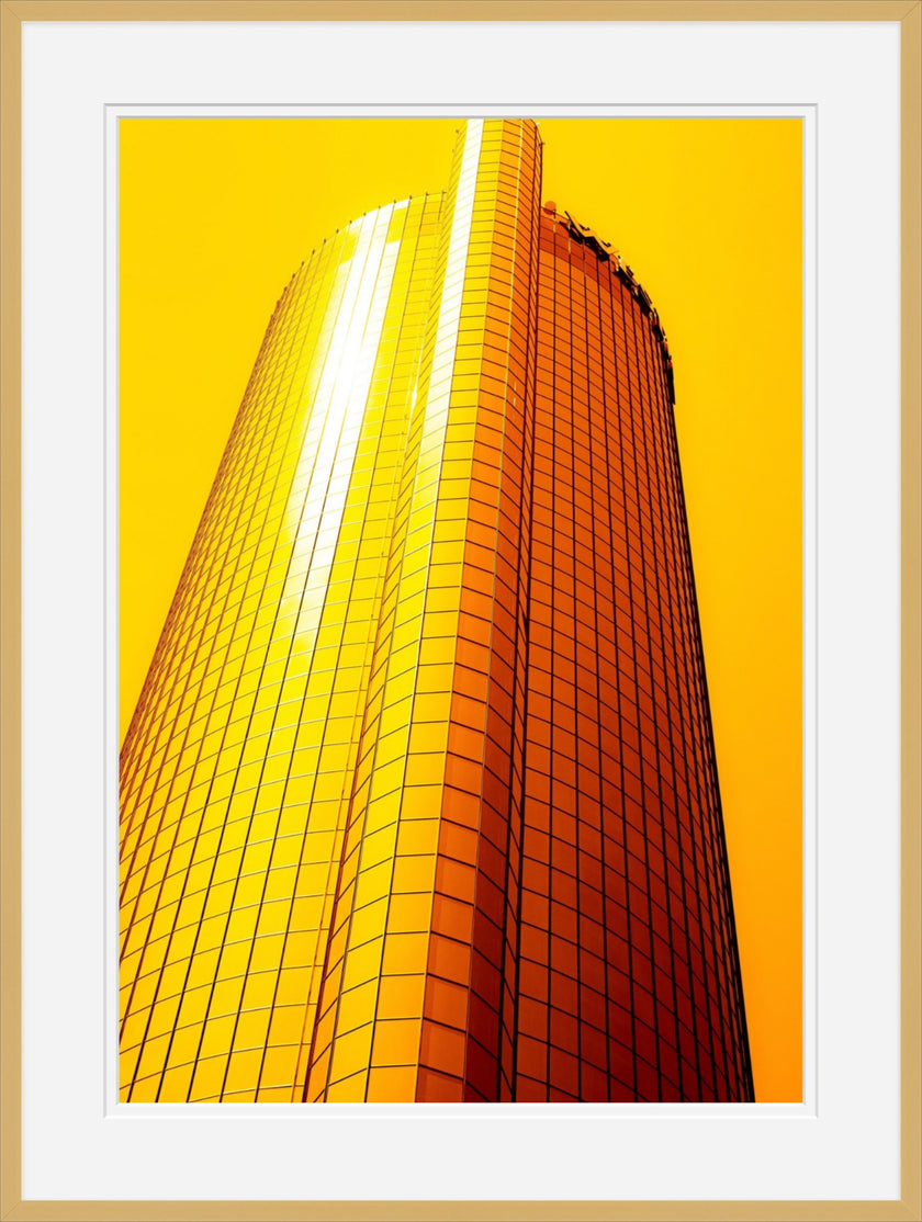 Summer In The City- Abstract Architecture Photography Framed Print | Modern Fine Art | by Kevin Quinn