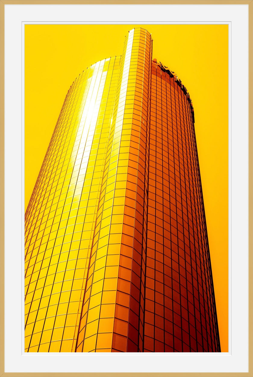 Summer In The City- Abstract Architecture Photography Framed Print | Modern Fine Art | by Kevin Quinn