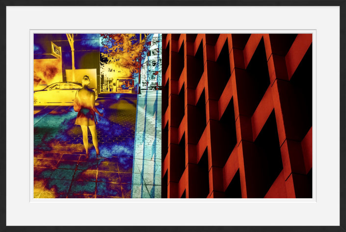 It Never Leaves You- Abstract Architecture Photography Framed Print | Modern Fine Art | by Kevin Quinn