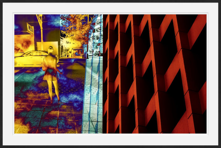 It Never Leaves You- Abstract Architecture Photography Framed Print | Modern Fine Art | by Kevin Quinn