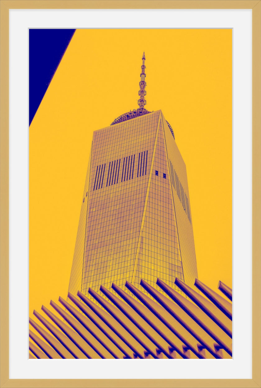 Sunny Day New York- Abstract Architecture Photography Framed Print | Modern Fine Art | by Kevin Quinn