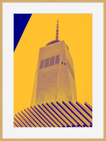 Sunny Day New York- Abstract Architecture Photography Framed Print | Modern Fine Art | by Kevin Quinn