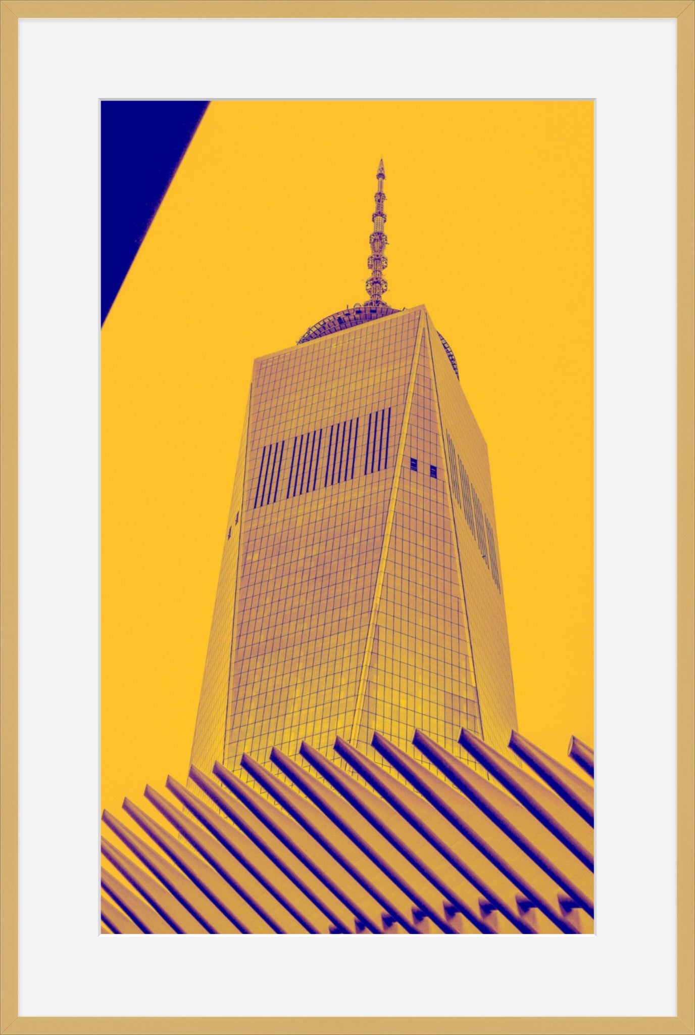 Sunny Day New York- Abstract Architecture Photography Framed Print | Modern Fine Art | by Kevin Quinn