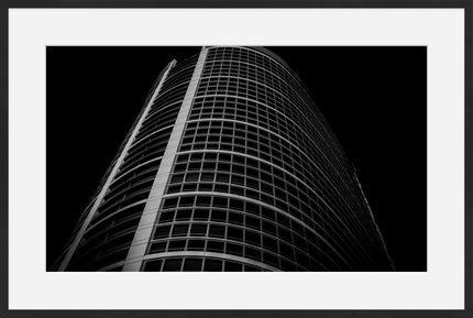 Paint It Black- Abstract Architecture Photography Framed Print | Modern Fine Art | by Kevin Quinn