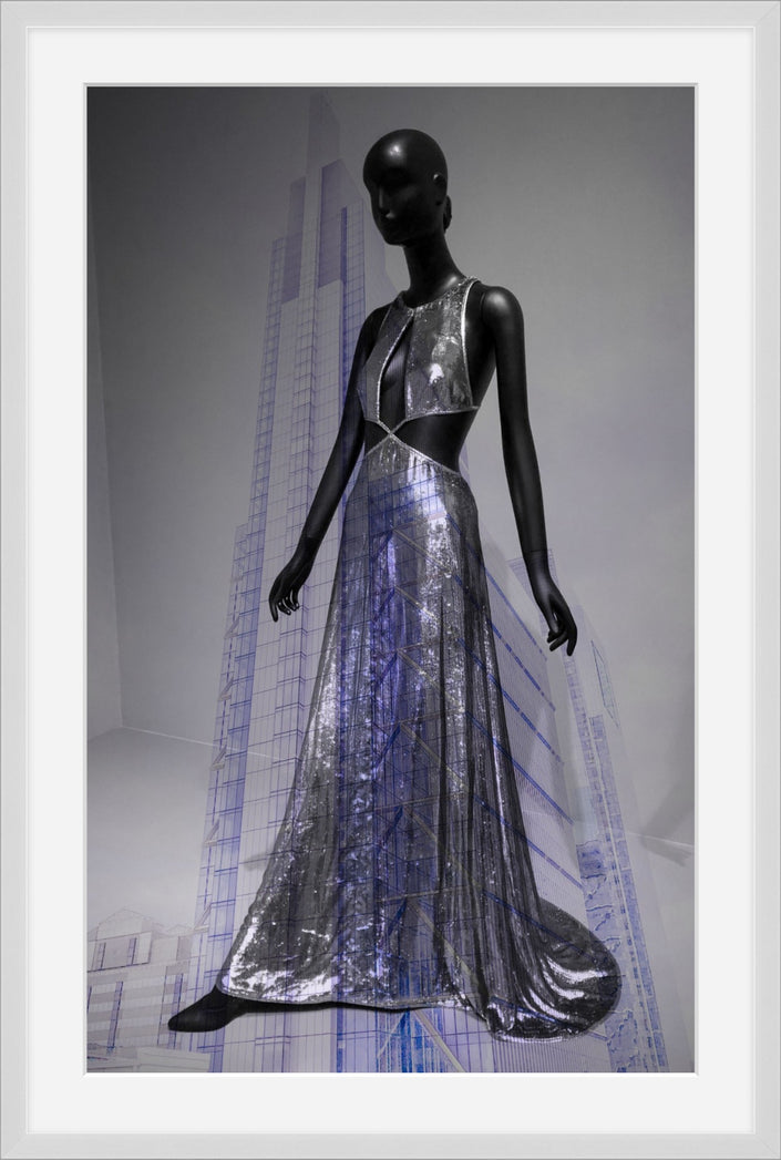 Artificial Intelligence- Abstract Architecture Photography Framed Print | Modern Fine Art | by Kevin Quinn