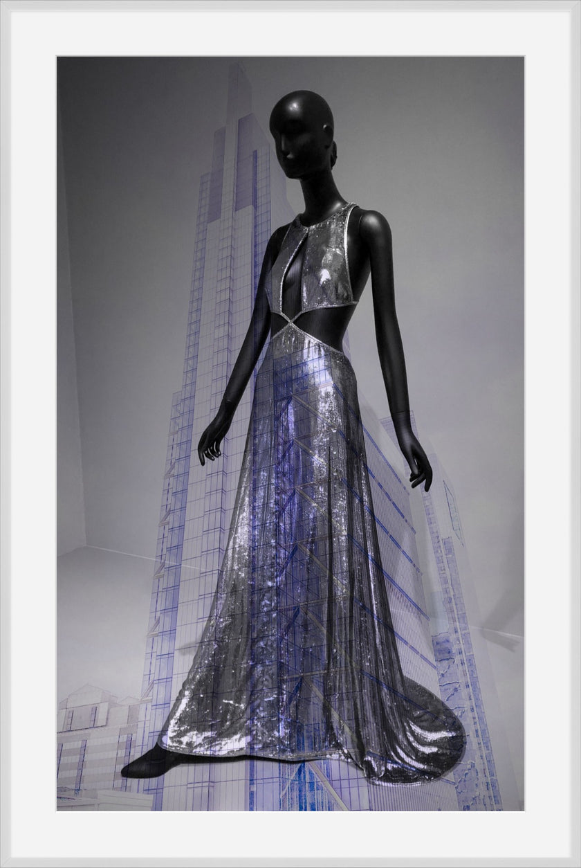 Artificial Intelligence- Abstract Architecture Photography Framed Print | Modern Fine Art | by Kevin Quinn