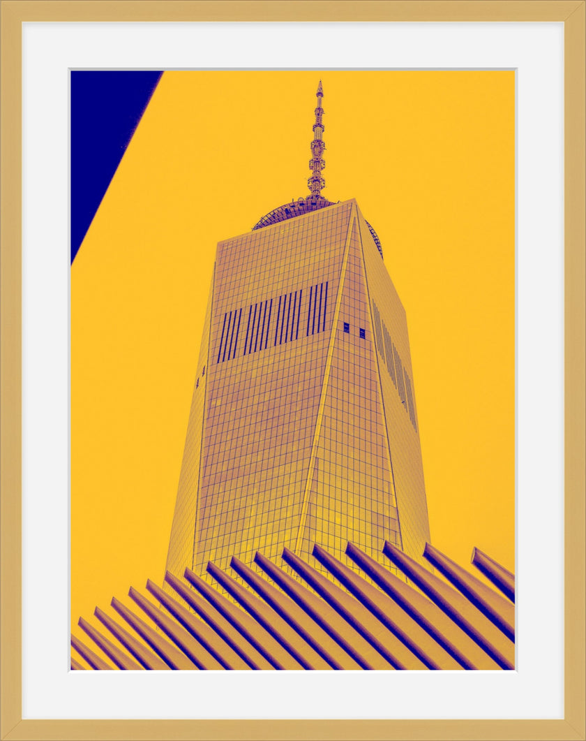 Sunny Day New York- Abstract Architecture Photography Framed Print | Modern Fine Art | by Kevin Quinn
