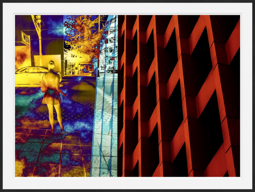 It Never Leaves You- Abstract Architecture Photography Framed Print | Modern Fine Art | by Kevin Quinn