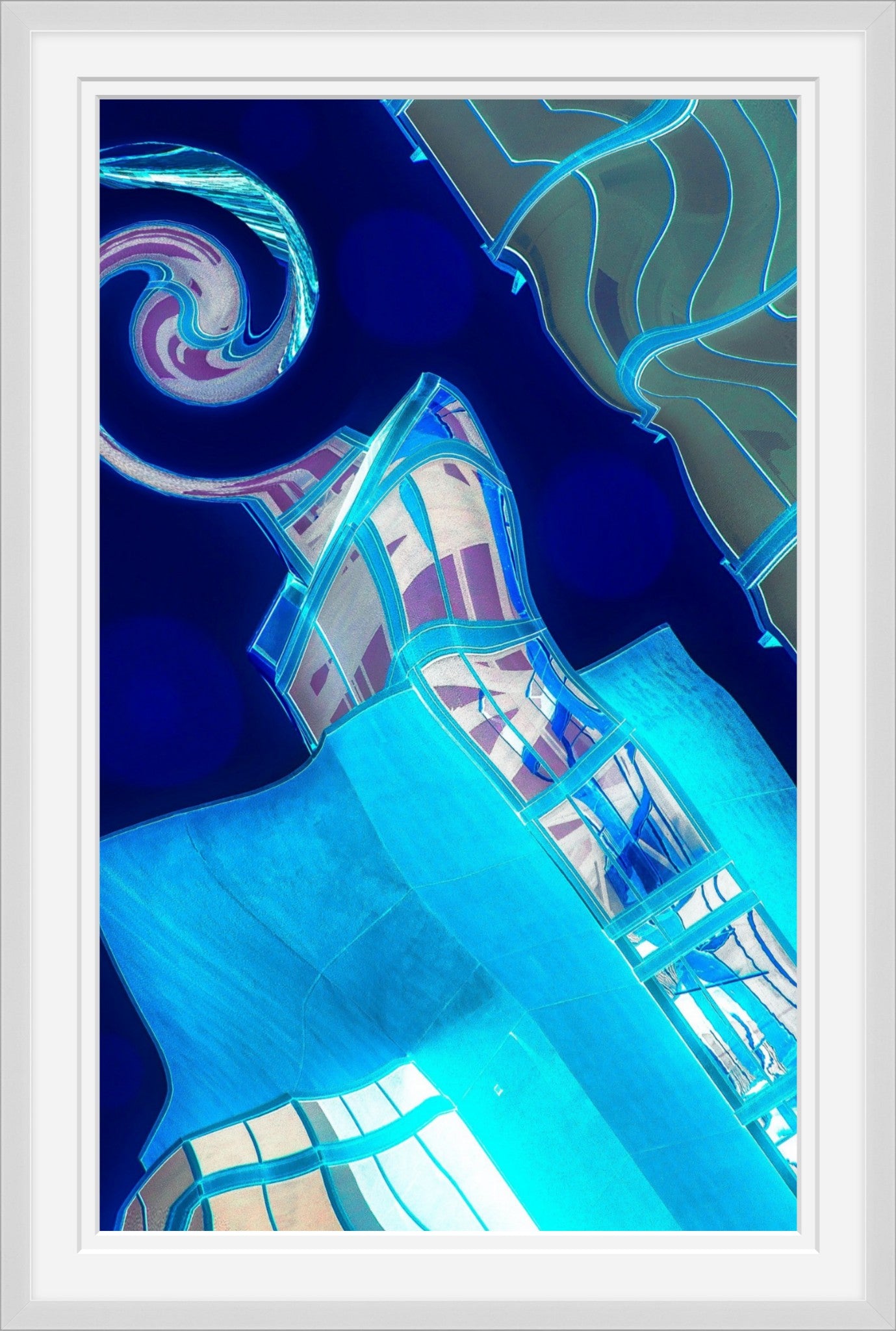 Tiny Dancer- Abstract Architecture Photography Framed Print | Modern Fine Art | by Kevin Quinn