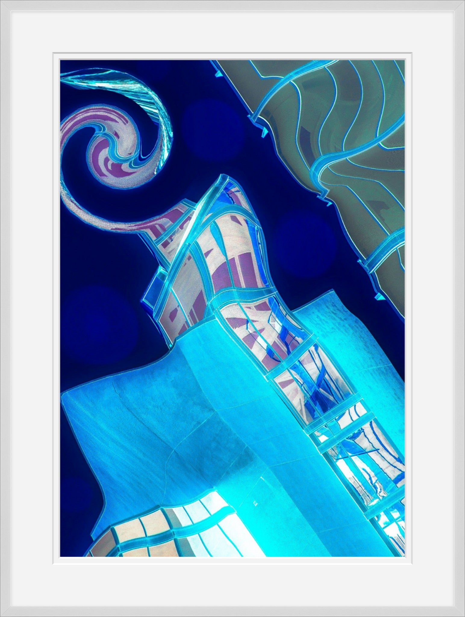 Tiny Dancer- Abstract Architecture Photography Framed Print | Modern Fine Art | by Kevin Quinn