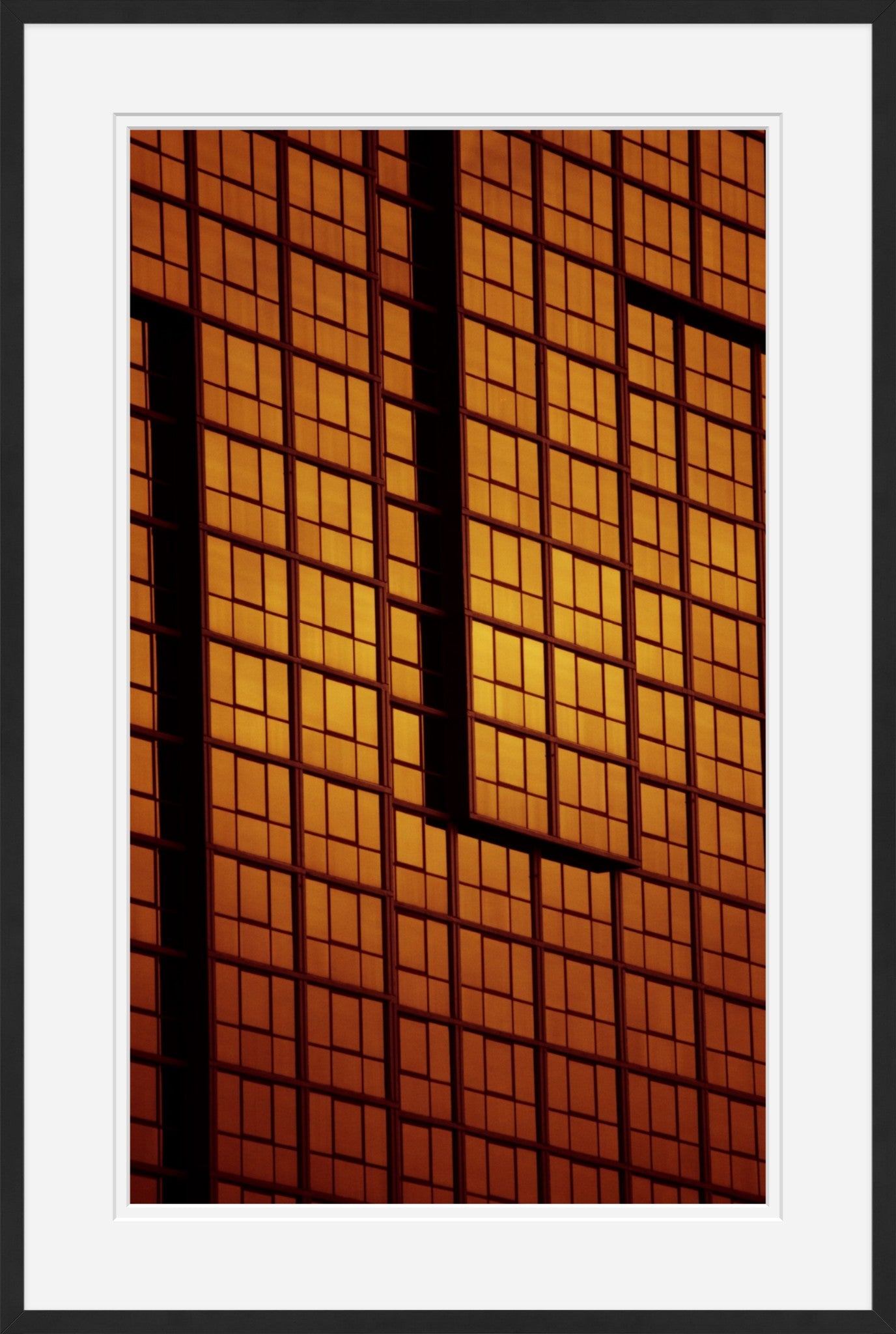 Sunset Ballet- Abstract Architecture Photography Framed Print | Modern Fine Art | by Kevin Quinn