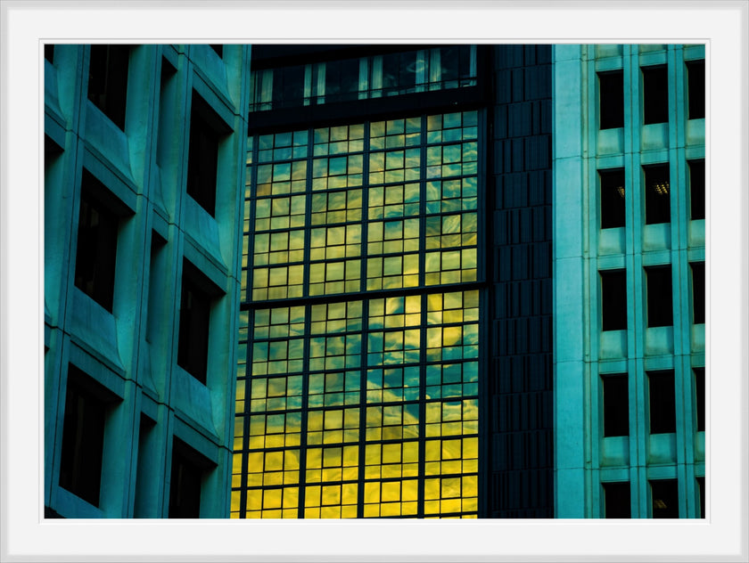 Walking With Van Gogh- Abstract Architecture Photography Framed Print | Modern Fine Art | by Kevin Quinn