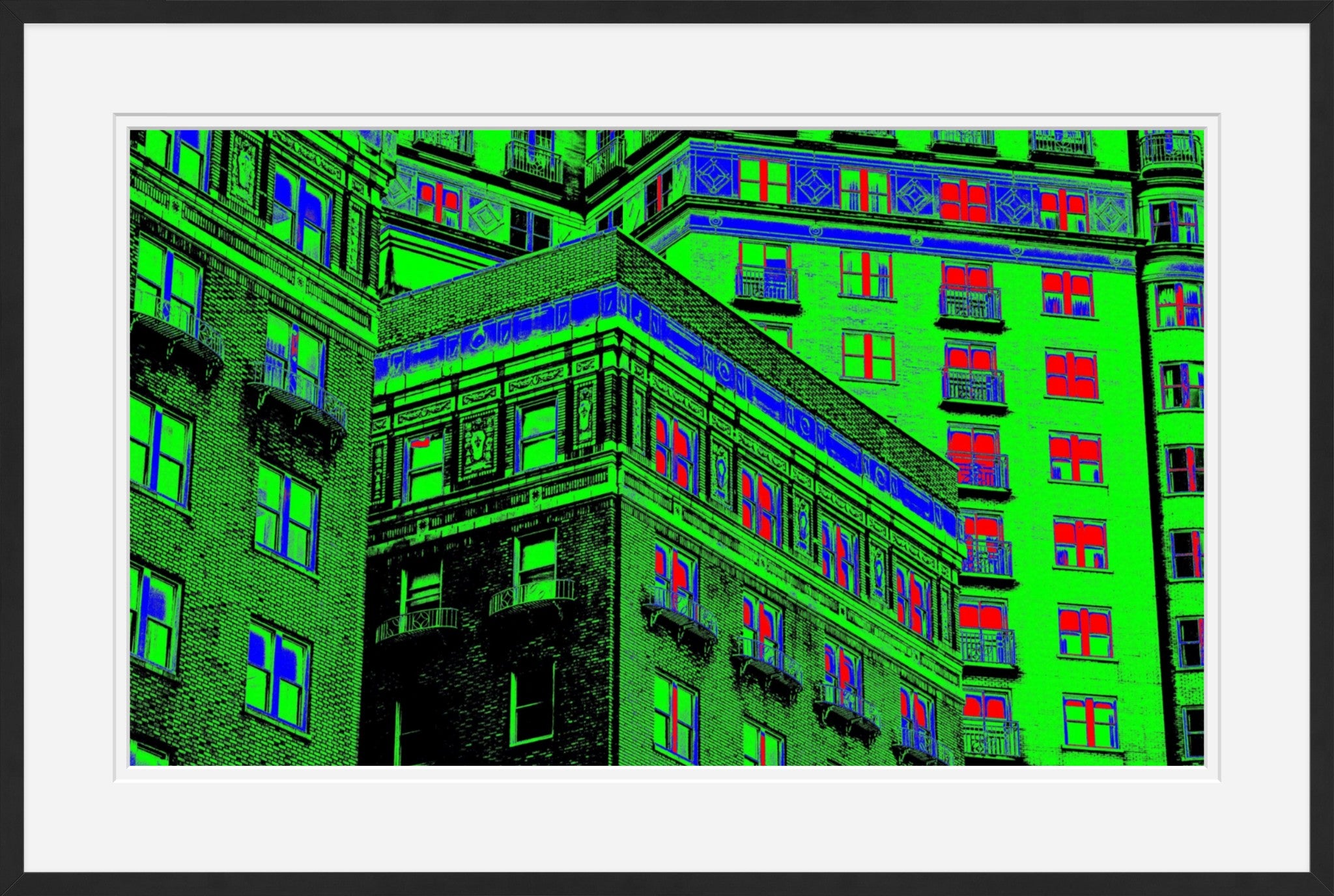 Electric Avenue- Abstract Architecture Photography Framed Print | Modern Fine Art | by Kevin Quinn