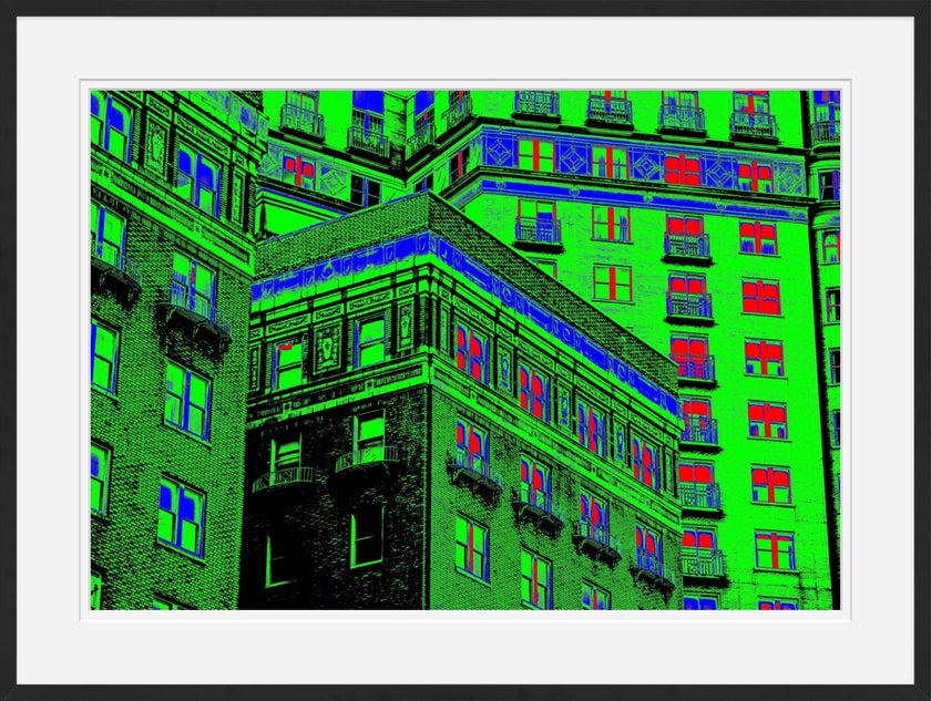 Electric Avenue- Abstract Architecture Photography Framed Print | Modern Fine Art | by Kevin Quinn