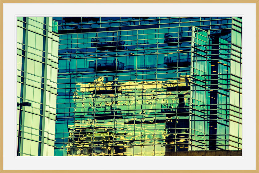 Watercoloring With You- Abstract Architecture Photography Framed Print | Modern Fine Art | by Kevin Quinn
