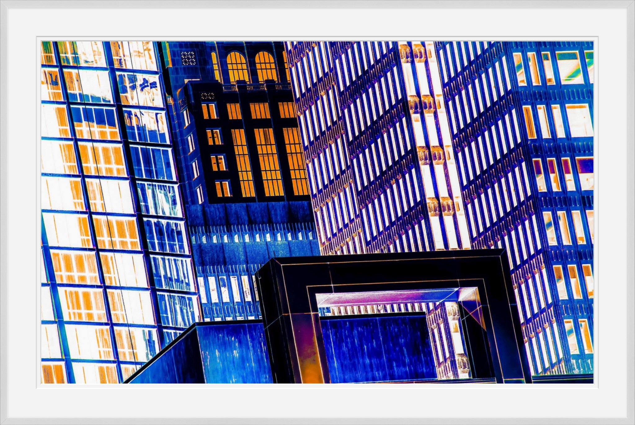 Sunset Kiss- Abstract Architecture Photography Framed Print | Modern Fine Art | by Kevin Quinn