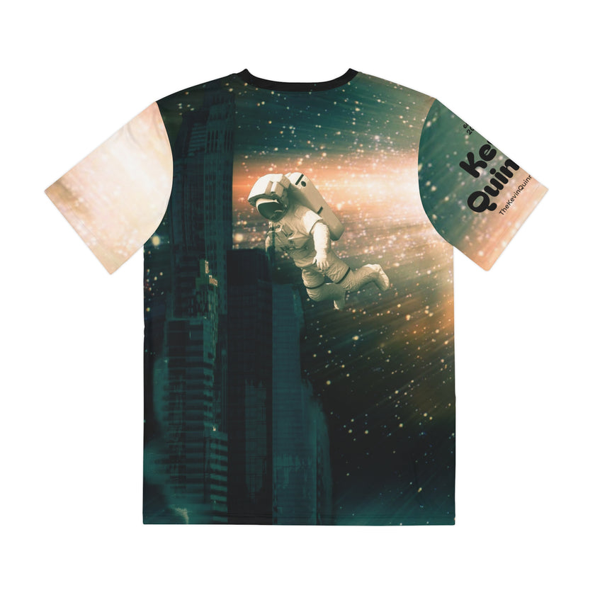 Finding Atlantis By Kevin Quinn -Modern Urban Abstract Art Graphic Tee — All-Over Print Shirt