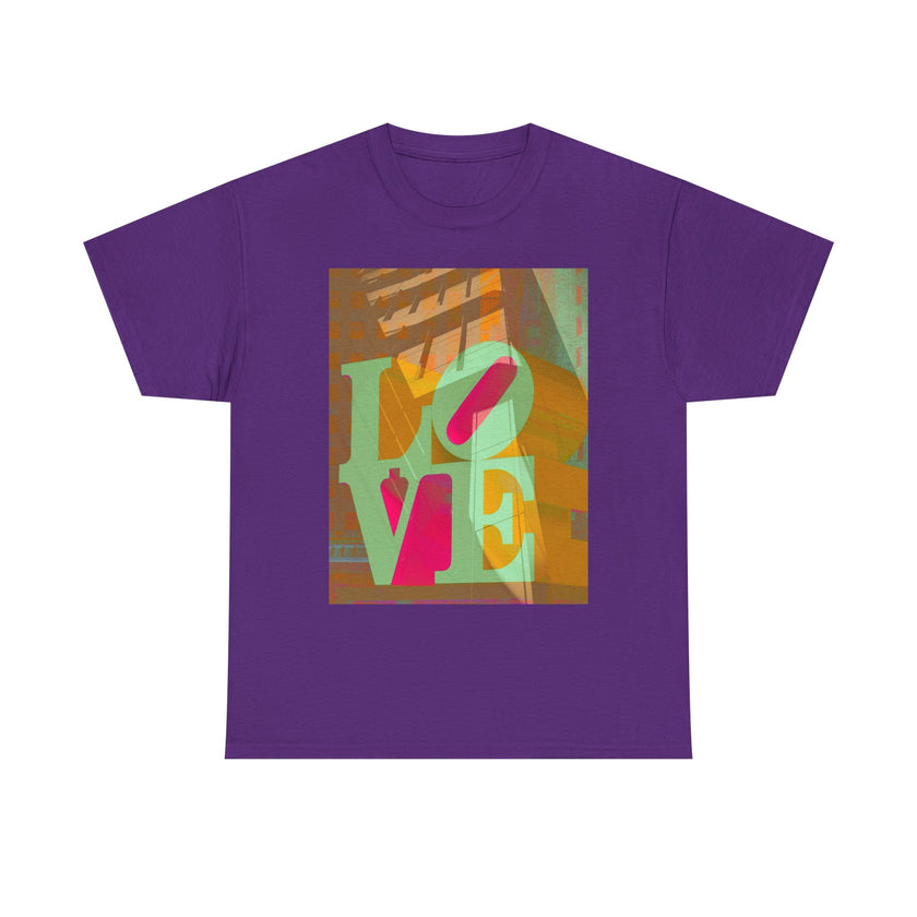 Strike A Pose By Kevin Quinn– Colorful Philly Pop Art Architecture Love T-Shirt
