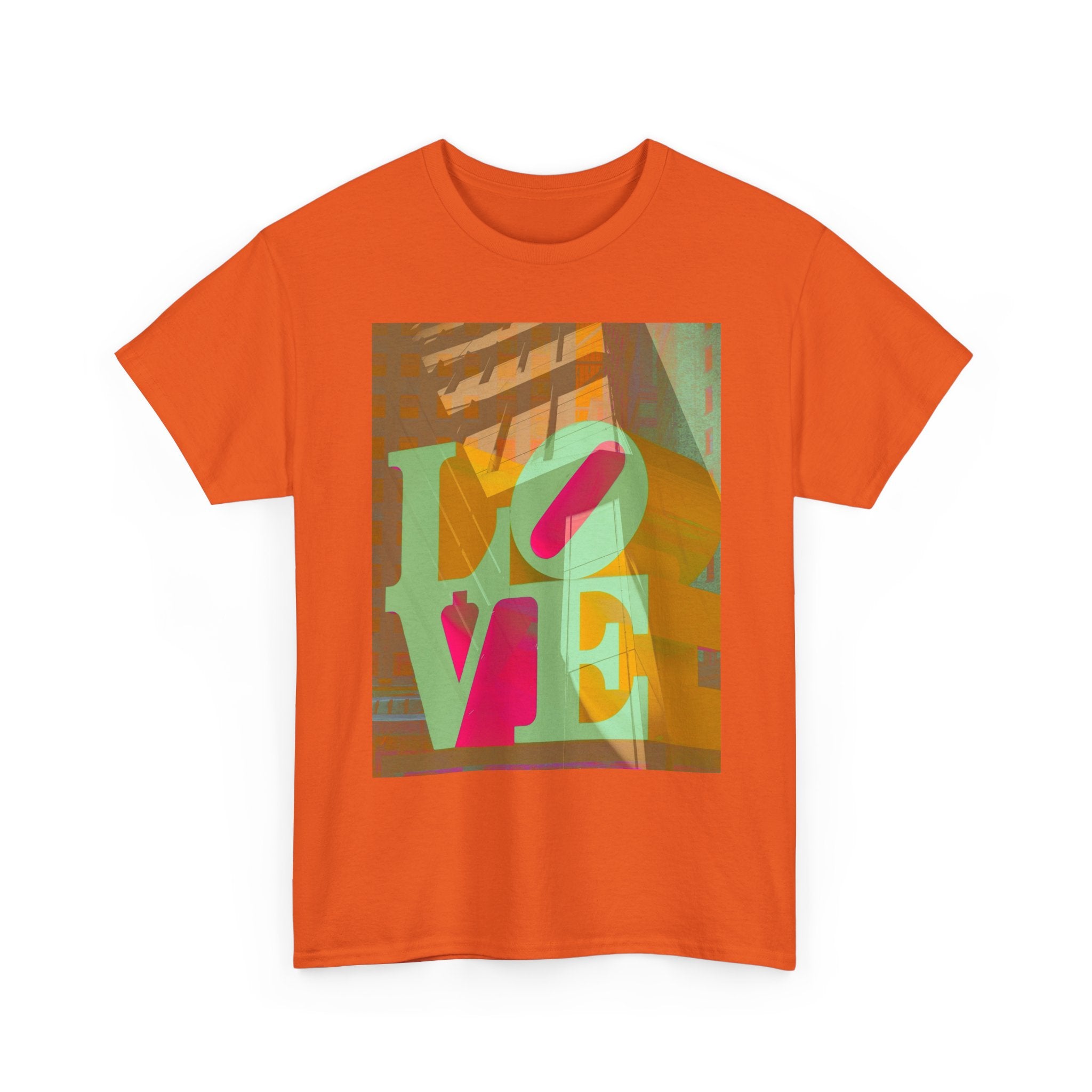Strike A Pose By Kevin Quinn– Colorful Philly Pop Art Architecture Love T-Shirt