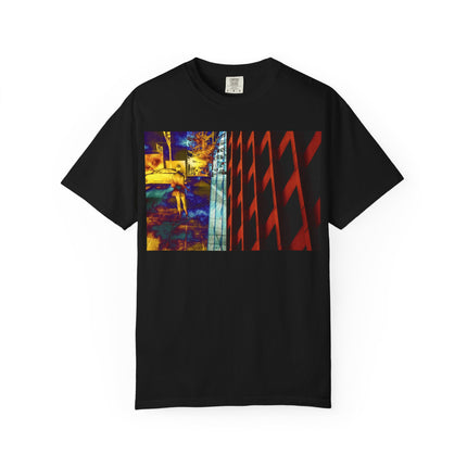 It Never Leaves You By Kevin Quinn -Urban Abstract Architecture Street Photography —Night Cityscape Graphic T-Shirt