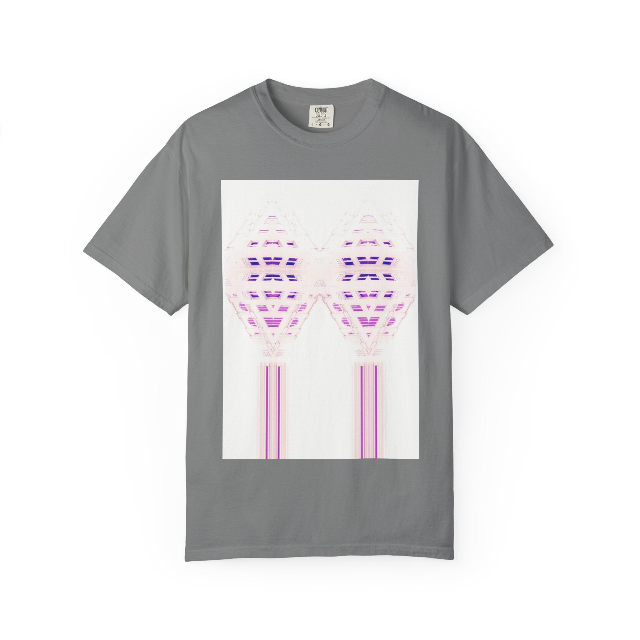 Breathing Together By Kevin Quinn -Urban Modern Abstract Architecture Graphic Tee Shirt