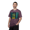 Walking With Van Gogh By Kevin Quinn-Urban Modern Architecture City Window Photo Tee — Nighttime Urban Architecture T-Shirt
