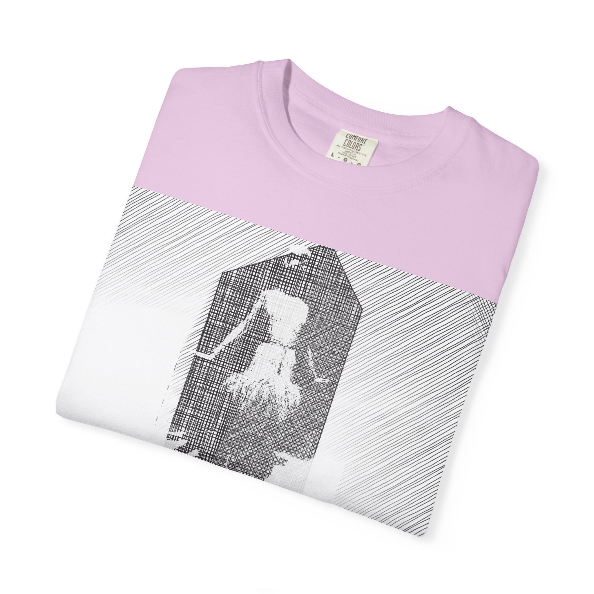 Alice's Snowglobe By Kevin Quinn— Monochrome Sketch Graphic