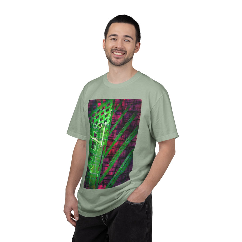 The Fifth Floor Fantasy By Kevin Quinn  -Neon Urban Modern Abstract Architecture Graphic Tee
