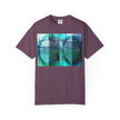 Pardon Me By Kevin Quinn -Abstract Urban Architecture Street Photography Blue T-Shirt — Surreal Nature Graphic Tee
