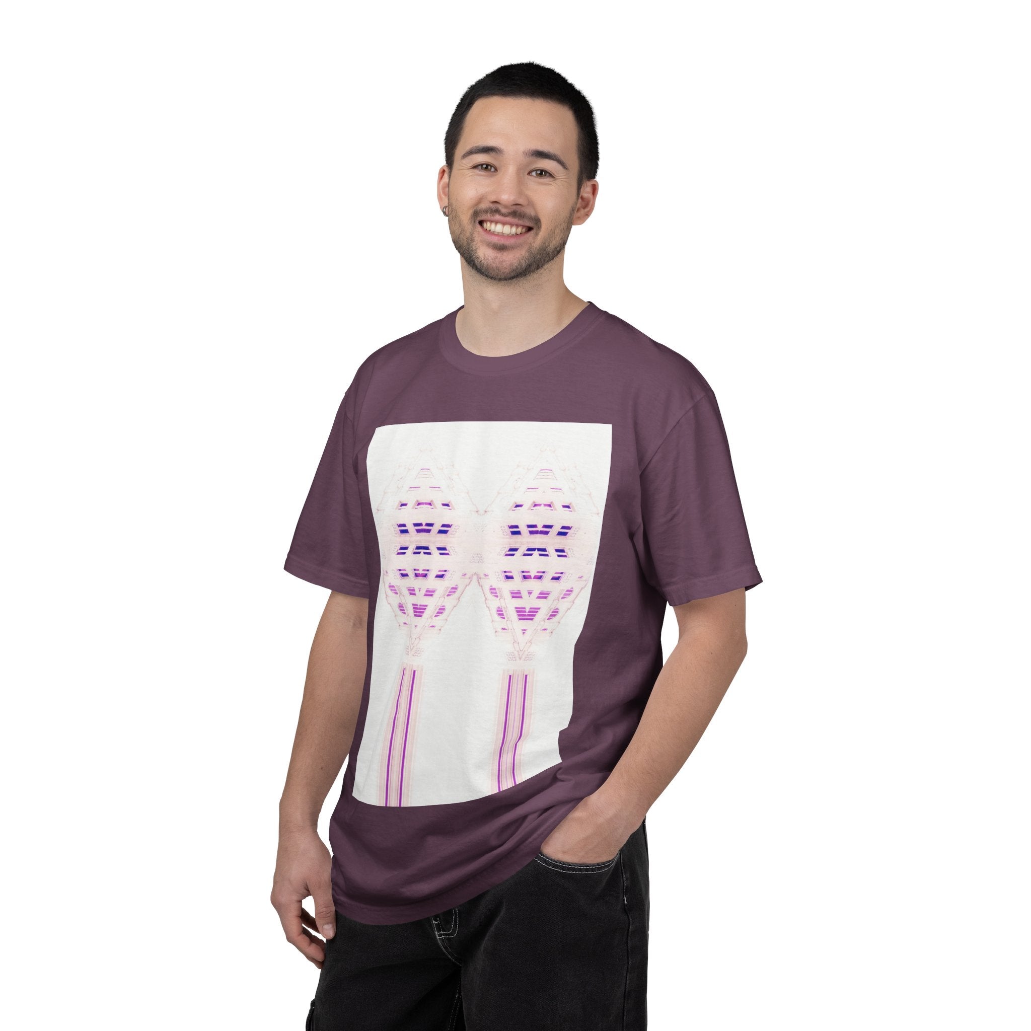Breathing Together By Kevin Quinn -Urban Modern Abstract Architecture Graphic Tee Shirt
