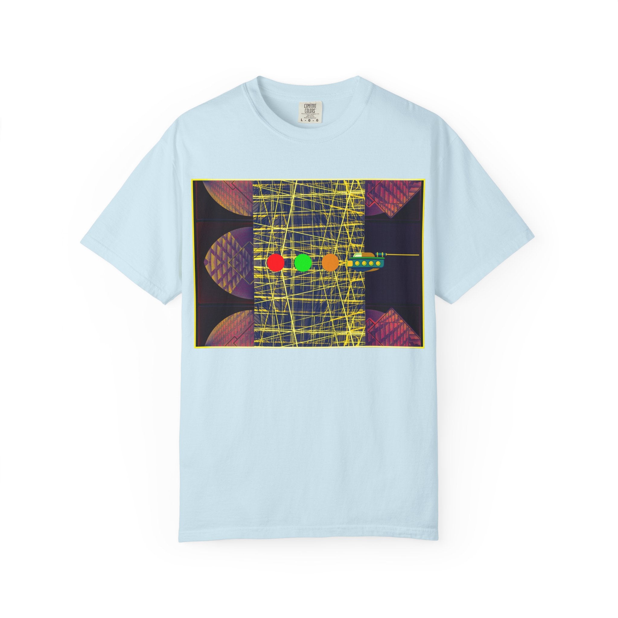 Ubie The Uber Driver By Kevin Quinn Graphic T-Shirt — Retro Geometric Streetwear