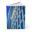 Chloe's Goodbye By Kevin Quinn - Architectural Blue Hardcover Journal — Urban Building Photo Notebook