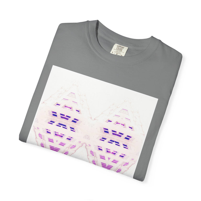 Breathing Together By Kevin Quinn -Urban Modern Abstract Architecture Graphic Tee Shirt