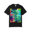 Rooftop Jazz By Kevin Quinn -Abstract Urban Modern Architecture Psychedelic Swirl T-Shirt
