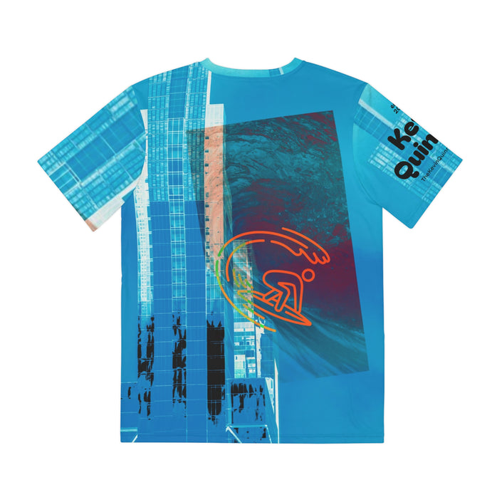 Surfing Philly By Kevin Quinn -Urban Modern Abstract Architecture Graphic Tee -All-Over Print Shirt